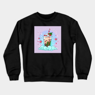 Christmas bubble tea Crewneck Sweatshirt
